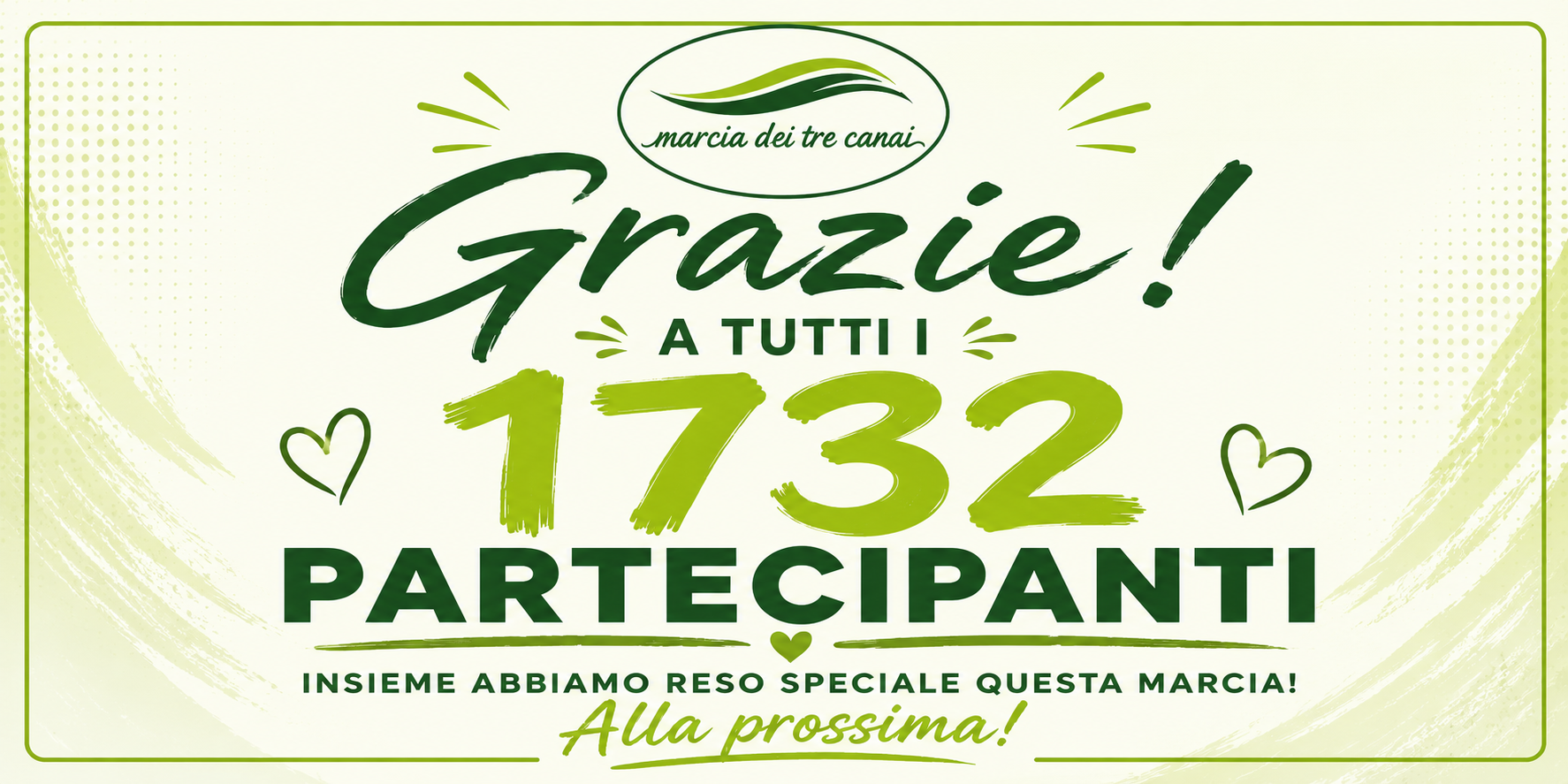 Marcia dei Tre Canai 2026: il nostro record, la vostra festa